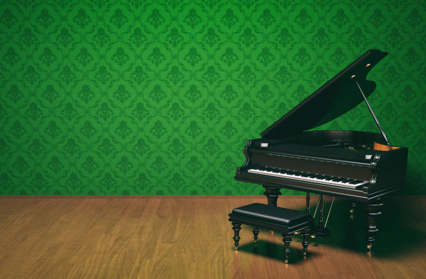 istock Vintage piano room concept 810634294
