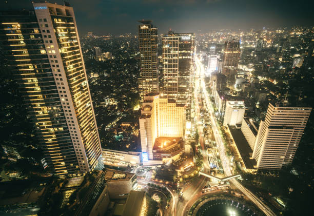 istock Skyscrapers in Jakarta, Indonesia 810634574