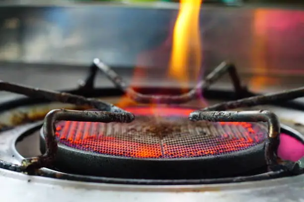 Photo of Old gas stove is rust