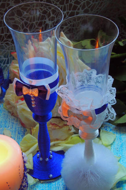 istock Petals of roses and candles 810651438