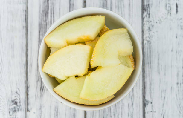 istock Portion of Honeydew Melon (selective focus) 810657400