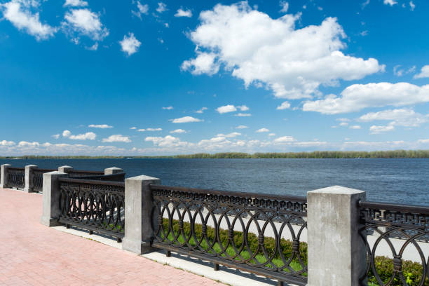 istock Volga river embankment in Samara 810667872