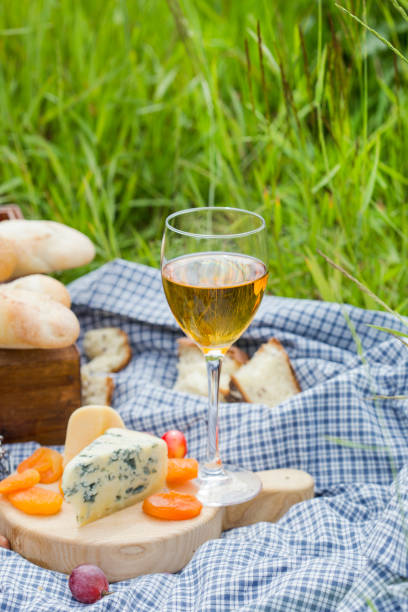 Picnic at the park on the grass