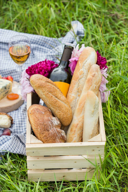 istock Picnic at the park on the grass 810697924