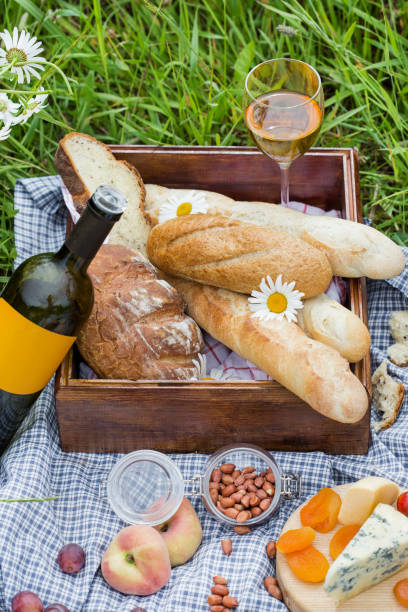 istock Picnic at the park on the grass 810701870