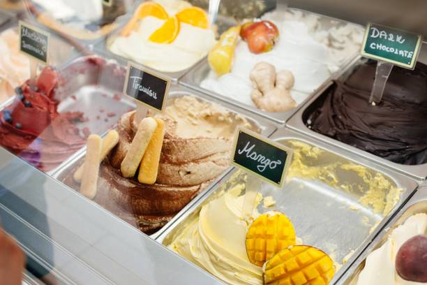 istock Different tastes of ice creams 810705592