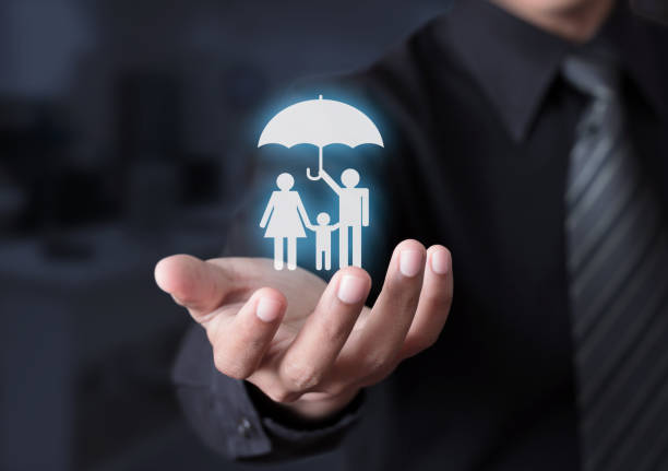 istock Family life insurance concept 810720780