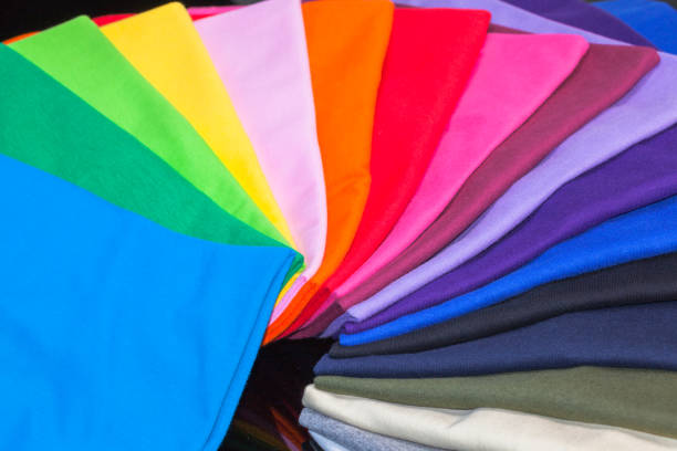 istock tee shirts made from cotton and fiber 810721386