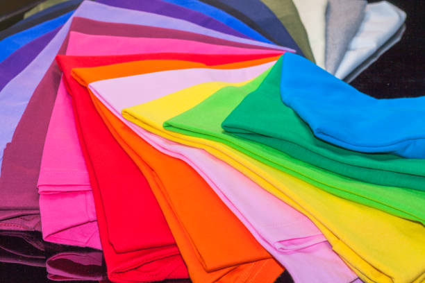 istock tee shirts made from cotton and fiber 810721734