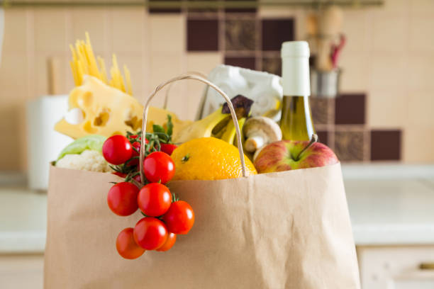 istock Groceries ib paper bag 810721990