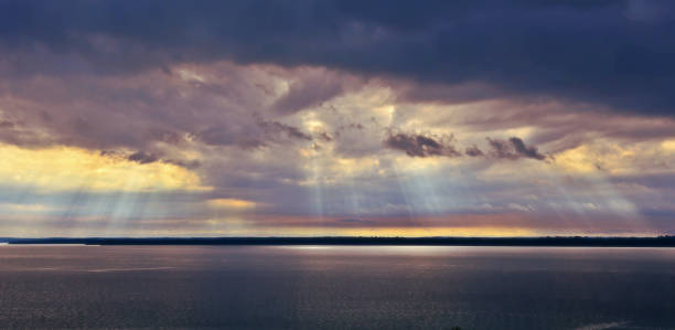istock Sunrise Over Grand Traverse Bay 810756456