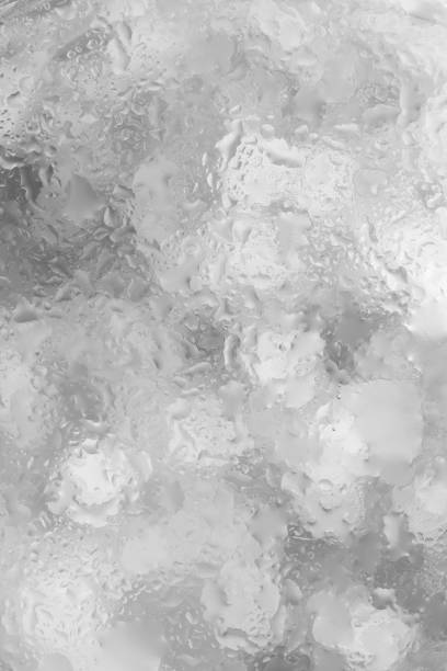 istock wet white gray abstract background, drop water wallpaper 810795358