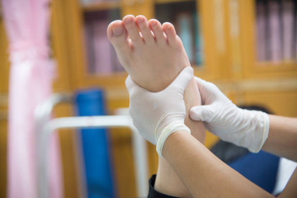 istock Close up hand Physicist physical therapy treatment patient in 810798868