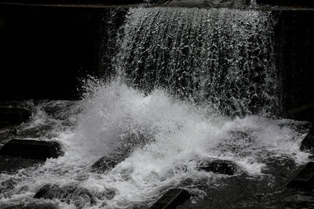 Water curtains made of water