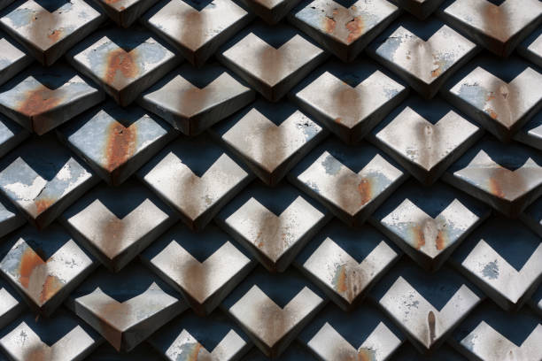 istock Textured metal rust geometry. Element of design photo 810826408