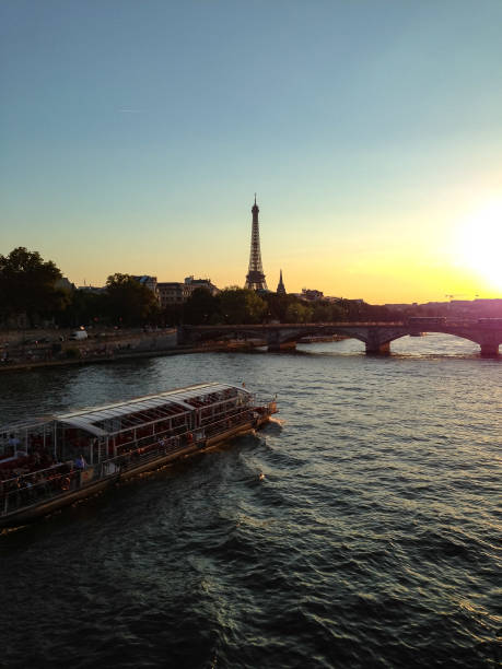 istock A sunset from the seine 810831986