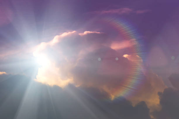 istock Beautiful light from the nature at sunset every day. 810840460