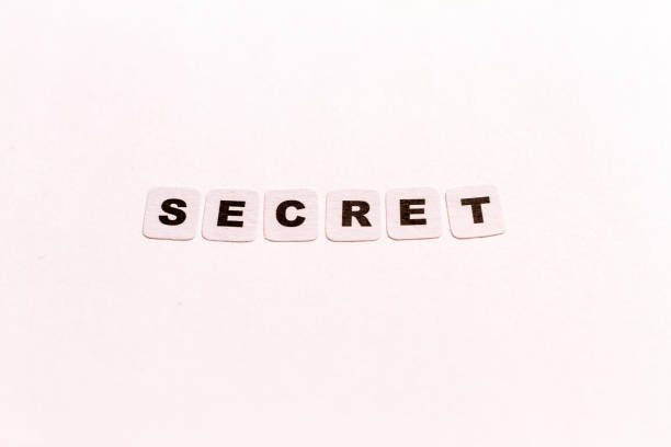 istock Secret word written in black letters 810850166
