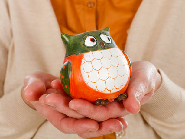 istock Female holding an owl 810869536