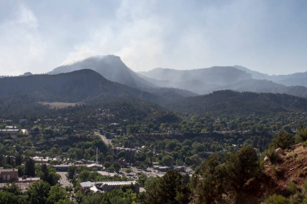 istock Smoke from the Lightner Creek Fire over Durango, Colorado 810873890
