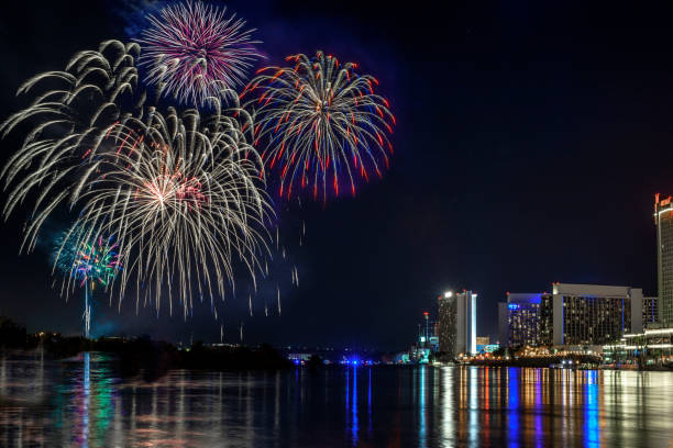 istock Beautiful Firework by the Colorado River 810900194