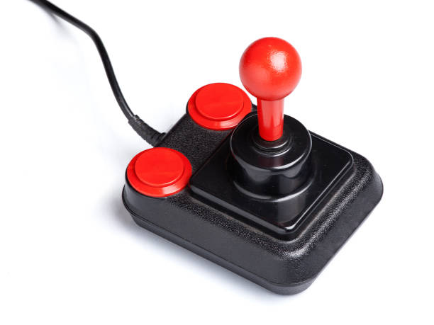 Old Joystick For Computer Games Stock Photo - Download Image Now - Belarus,  Brand Name Video Game, Computer - iStock