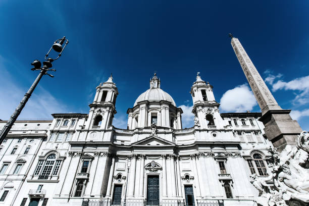 istock Fountain at Piazza Navona in Rome, Italy. 810933944