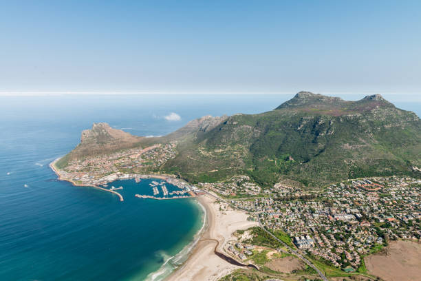 Hout Bay (Cape Town, South Africa) aerial view
