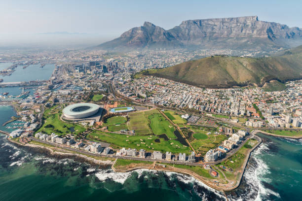 istock Cape Town, South Africa (aerial view) 810936502
