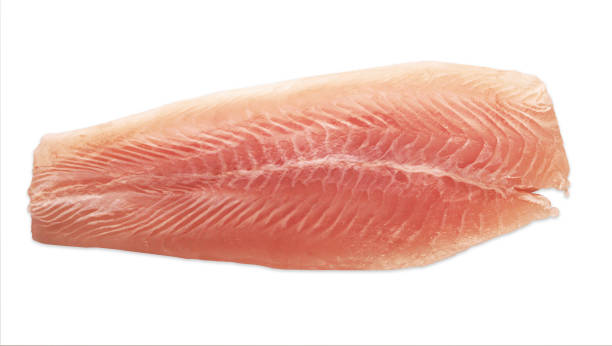 冷凍の魚の切り身 - prepared fish tilapia fillet seafood ストックフォトと画像