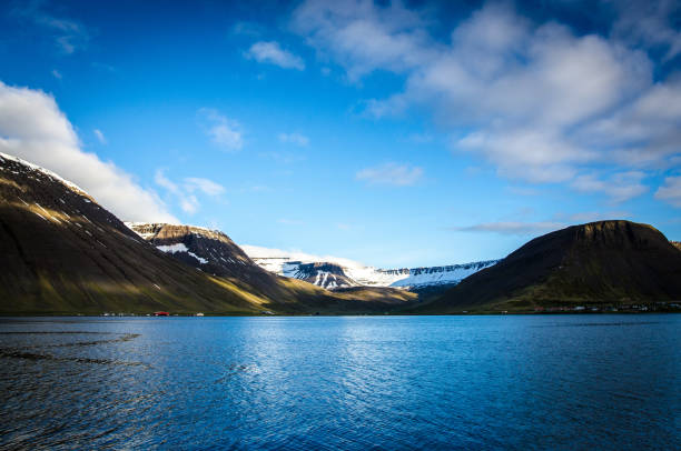 istock Reflection of snow and mountains 810965030
