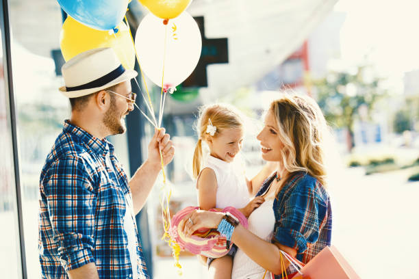 istock Family enjoying shopping 810965628