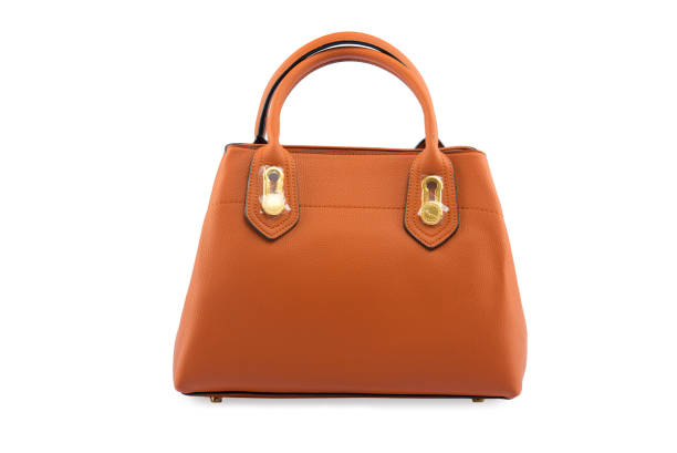 istock Female leather bag isolated on white background. 810974594