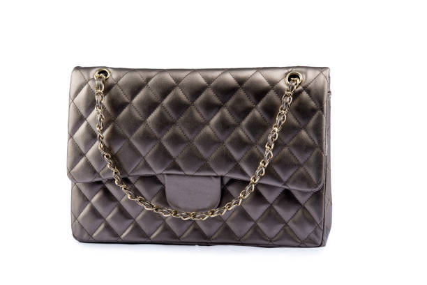istock Female leather bag isolated on white background. 810974706