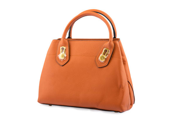 istock Female leather bag isolated on white background. 810974822