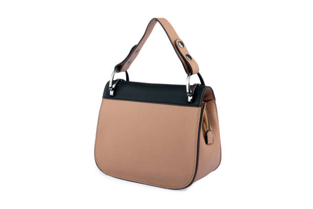 istock Female leather bag isolated on white background. 810977510
