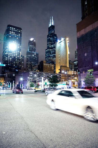 istock raffic in Downtown Chicago, USA 810983894
