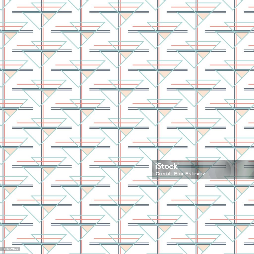 Triangles Pattern 5 Triangles Triangle 5 Shape Geometric Seamless Pattern Stock Illustration ...