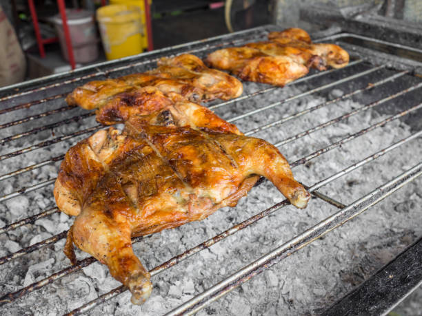 istock Thai street roast chicken. 811056498