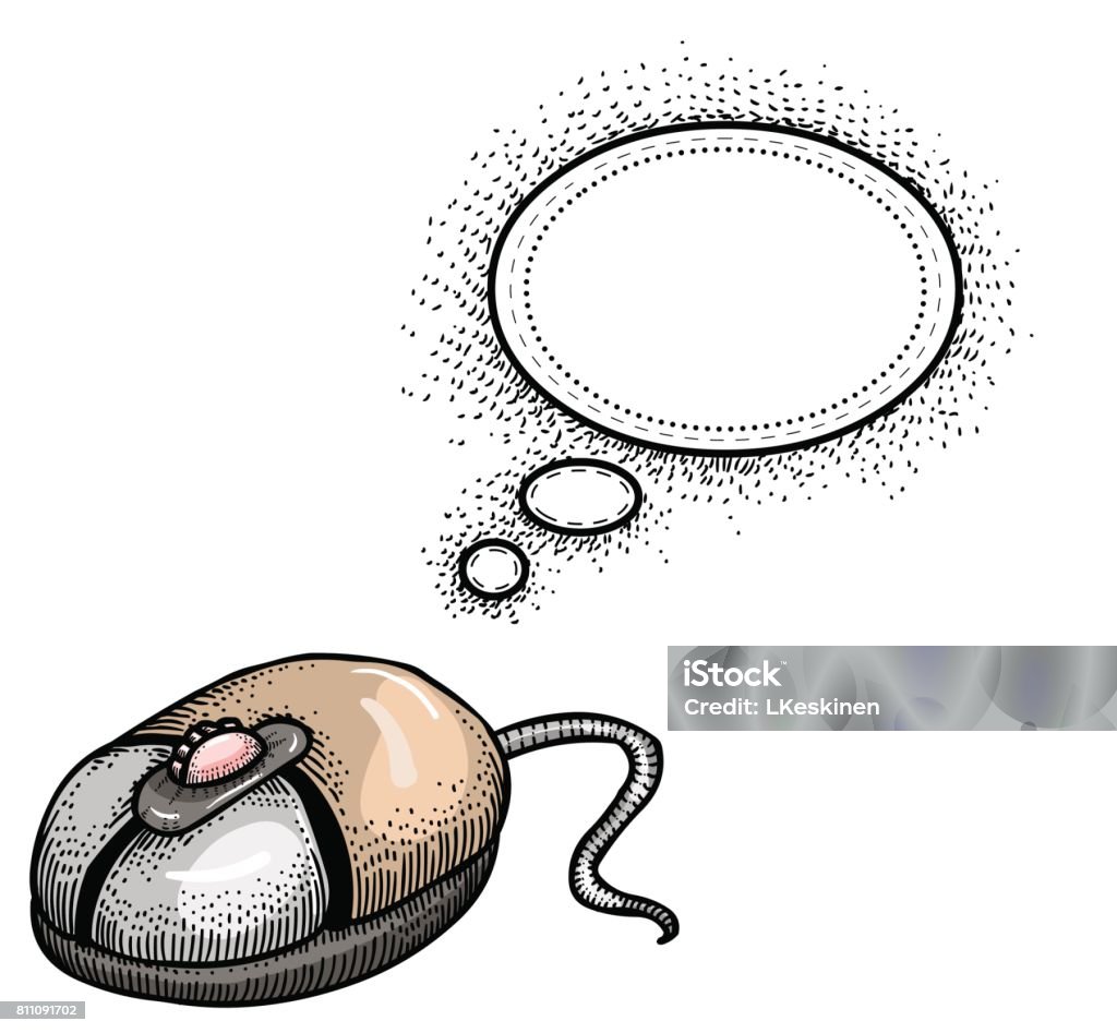 Computer Mouse Artist Computer Mouse100 Stock Illustration - Download Image Now - Art And ...