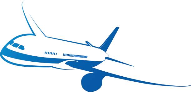 ilustrações de stock, clip art, desenhos animados e ícones de plane icon set. vector air travel icons - air vehicle airplane commercial airplane private airplane