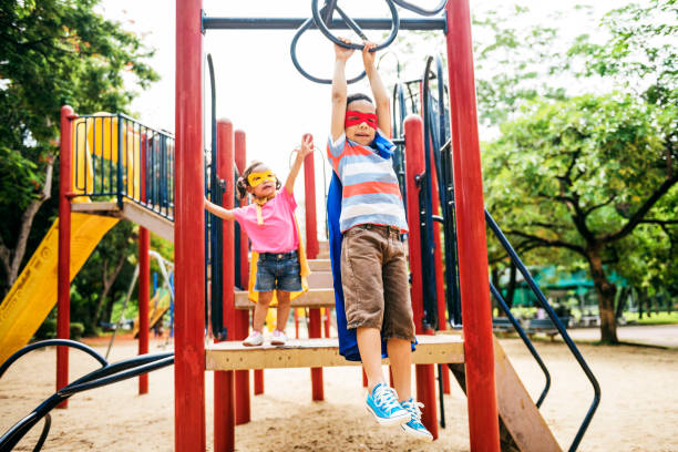 istock Brother Sister Elementary Childhood Kid Playful Concept 811111294