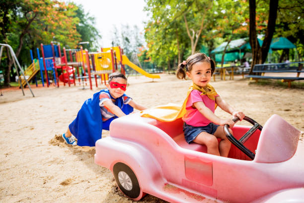 istock Brother Sister Elementary Childhood Kid Playful Concept 811111310