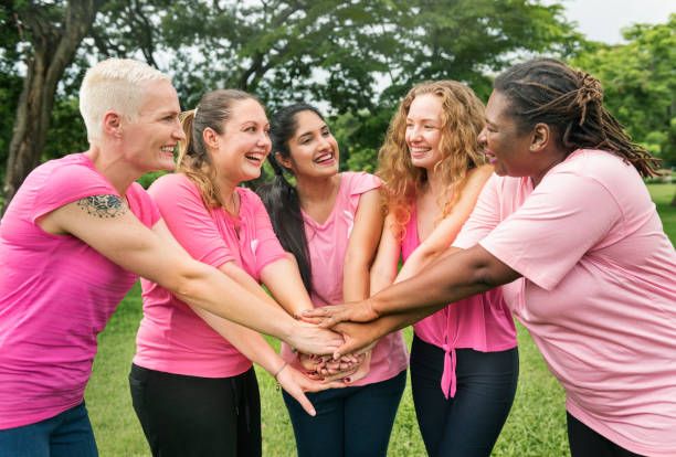 istock Women Breast Cancer Support Charity Concept 811111498