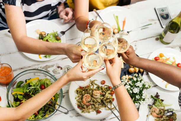 istock Woman Communication Dinner Together Concept 811111850