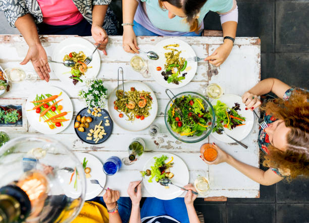 istock Women Communication Dinner Together Concept 811114154