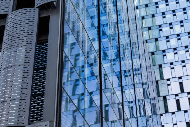 istock Detail glass building background 811114170