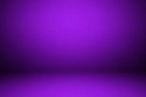 Empty purple studio room, used as background for display your products