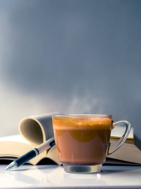 istock A cup of Cappuccino coffee with natural smoke 811127218