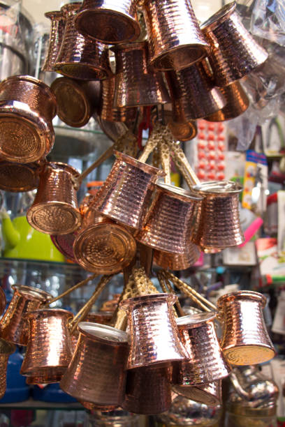 istock Coffee pots made in a traditional style 811146120